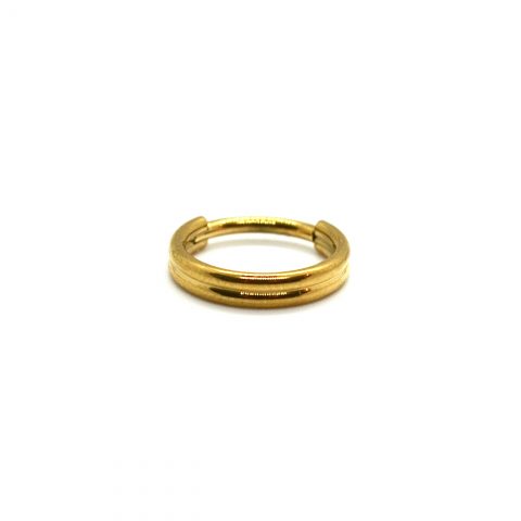 Clicker titane ASTM F136 gold PVD 18K
