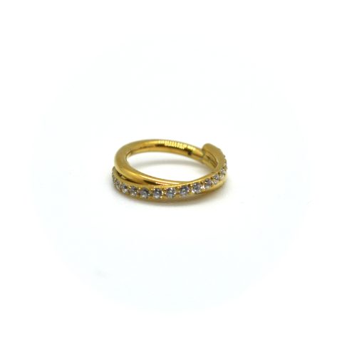 Clickers croisés titane ASTM F136 gold PVD 18K