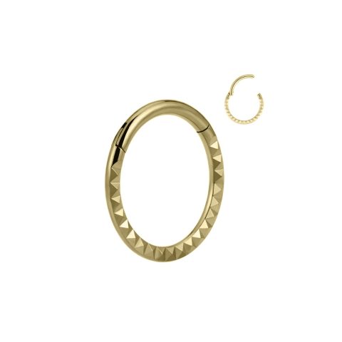 Clicker titane ASTM F136 gold PVD