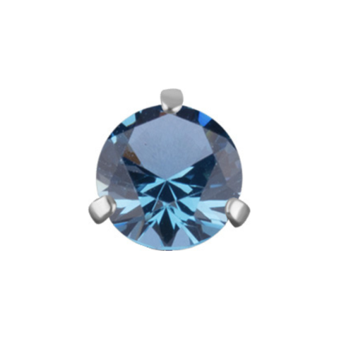 Accessoire threadless titane ASTM F136 zirconium premium griffé