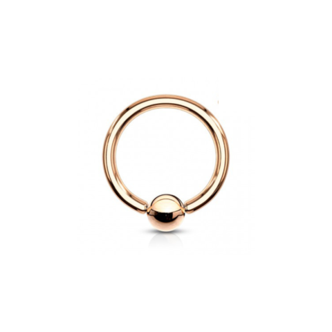 BCR titane ASTM F136 gold PVD 18K
