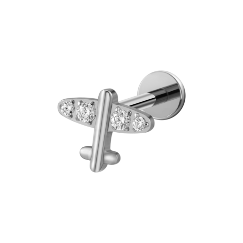 Accessoire pour filetage interne 0,9mm titane ASTM F136 plane