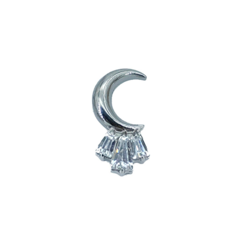 Accessoire pour filetage interne 0,9mm titane ASTM F136 lune