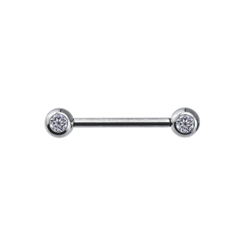 Barbell téton titane ASTM F136 filetage interne