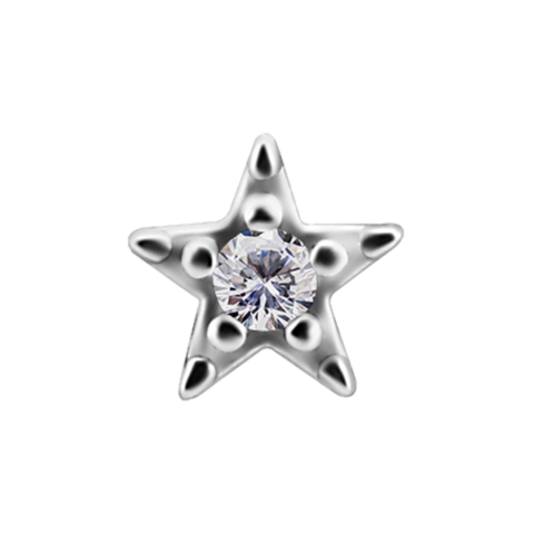 Accessoire threadless chrome cobalt star