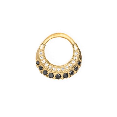 Clicker titane ASTM F136 gold PVD 18K