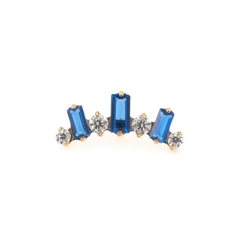 Accessoire pour filetage interne 0,9mm titane ASTM F136 gold PVD 18K