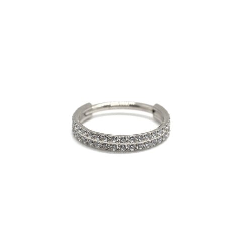 Clicker titane ASTM F136 strass