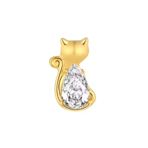 Accessoire titane ASTM F136 gold PVD 18K