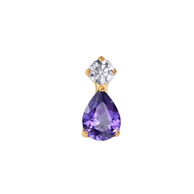 Accessoire threadless titane ASTM F136 gold PVD 18k purple