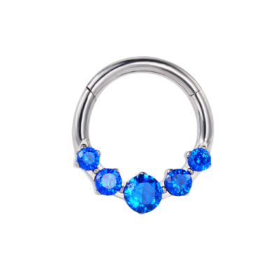 Clicker titane ASTM F136 blue